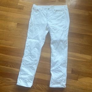JCrew White Jeans
